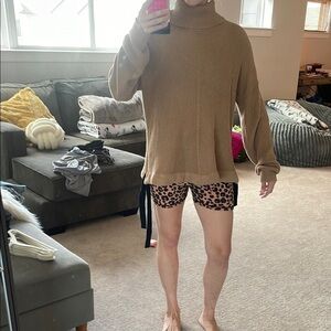 BCBGeneration Tan Turtleneck Sweater